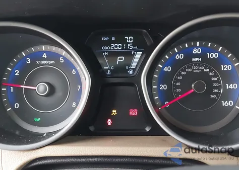 2013 Hyundai Elantra Gls из США, поврежденный, VIN KMHDH4AE2DU838889